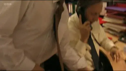 Screenshot: I didn't say that we weren't doing
it, which is as good as saying
that we were. Bye. The World Tonight.