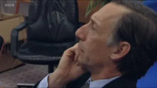 Screenshot: OK, right. Right, I'm fixing you
up with a main man media piece
with your ex Angela Heaney but...