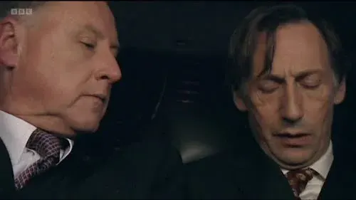 Screenshot: Oh, I hate this! I've been called
in for a bollocking from Tucker