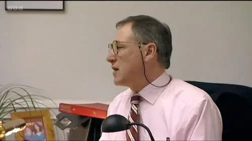 Screenshot: is how to suck up to the new kid
on the block. "Ooh, what a lovely
backhand! Ooh, my stroke's so HARD."