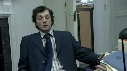 Screenshot: Can we send out a revised biography
and not that photograph
of me with the fucking moustache?