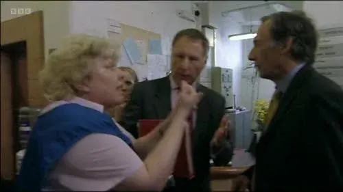 Screenshot: There are two qualified nurses.
Out of all those care assistants,
only two of 'em. Just smile.