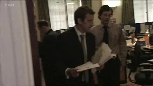 Screenshot: I dunno. A woman hit him
with a question.