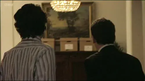 Screenshot: Wait, wait. Dig some stuff
up on the woman, OK? OK.