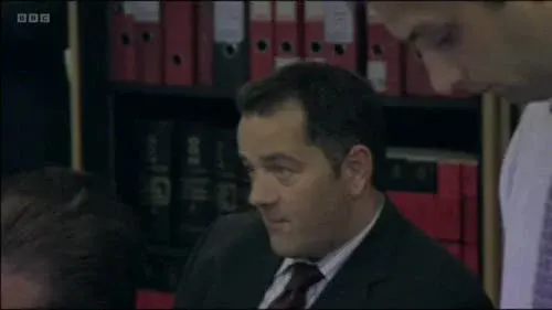 Screenshot: That's the line, OK? And if he does
stick his baldy head round your door
and comes up with some stupid idea