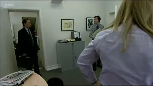 Screenshot: Hello. Hello.
Um... Morning, Minister.