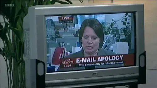 Screenshot: Whoa, whoa, whoa - she's gone off
script here. Fucking hell, Terri...