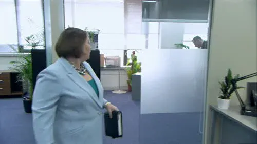 Screenshot: Have you to finished
emptying your desks yet?