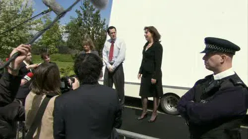 Screenshot: Well, I'm very pleased to see a
number of familiar faces here. Hello.