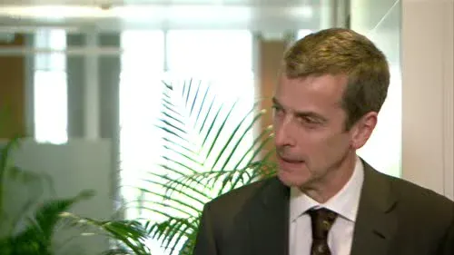 Screenshot: Like Charles Hawtrey
on a sleeping guardsman.