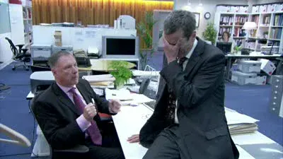 Screenshot: Dickensian hysteric who's just gone home, here's what you do, right.