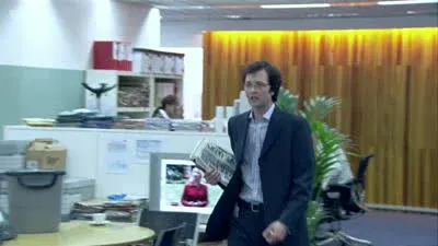 Screenshot: I'm going to give her the pre-briefing and I'll blind her with bad press and bumf.