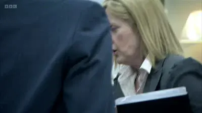 Screenshot: I couldn't hear everything. He takes very long strides.