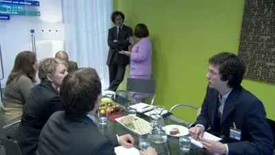 Screenshot: We're are happy to be on.