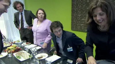 Screenshot: I like to use the stairs sometimes to, you know, just a bit of a laugh.