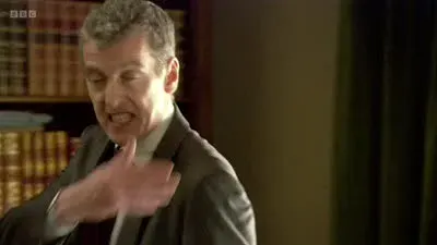 Screenshot: and a face like Dot Cotton licking piss off a nettle.