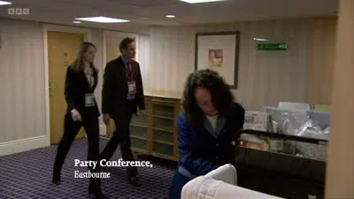 Screenshot: This programme contains strong language and adult humour