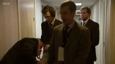 Screenshot: Don't touch me. Look at him. Have you got a hanky?