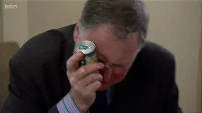 Screenshot: And some hot water so I'm going to boil a kettle... Look, I'm not having a baby.