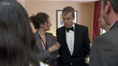 Screenshot: at a few receptions this evening including the Rod Hughes do for Tom.