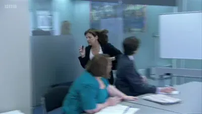 Screenshot: just give me one sec. Hello, Nicola Murray.