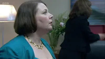 Screenshot: Nearly! Nearly excluded for bullying other children. What, she's the bully? Yes, yes.