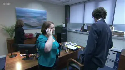 Screenshot: Sorry, Nicola, just got to take this. Ollie Reader.