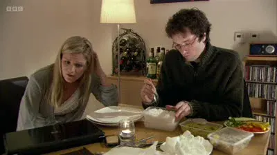 Screenshot: 'Here's Richard Bacon.'