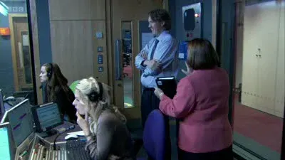 Screenshot: Can you both fucking get out the studio now?!