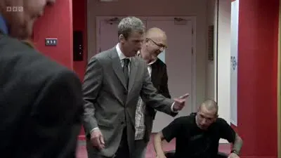 Screenshot: He doesn't actually work here. Vamoose! You lot, fucking vamoose! Johnny fucking Depp, get in here.