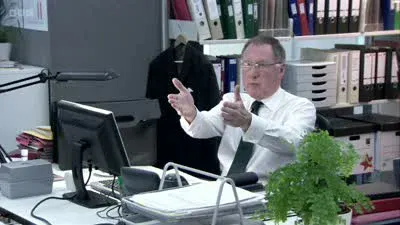 Screenshot: I'm Glen Cullen. No need for me to get up.