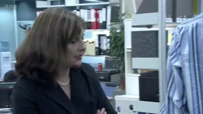 Screenshot: three inches of make-up.