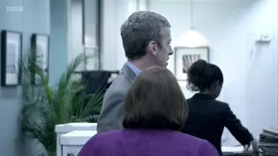 Screenshot: He's going down to the room.