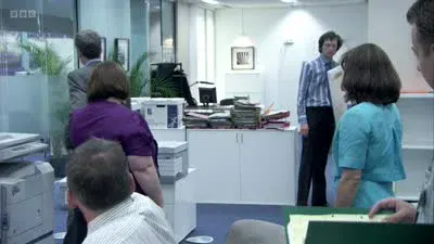 Screenshot: Terri, get the minister's car. Downstairs. Right now.