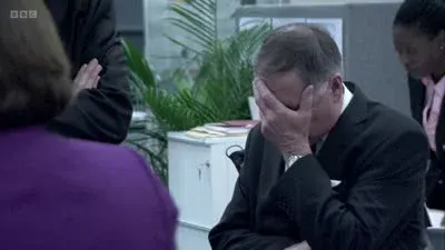 Screenshot: running around outside, getting in and out of a car.