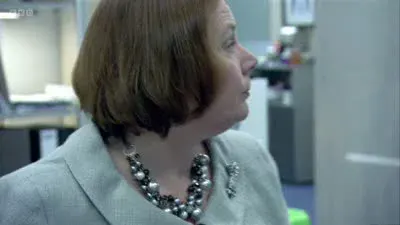 Screenshot: Paula Radcliffe. Pooey Paula. That's not healthy.