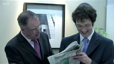 Screenshot: Elderly aide. It makes me sound like a fucking stair lift.