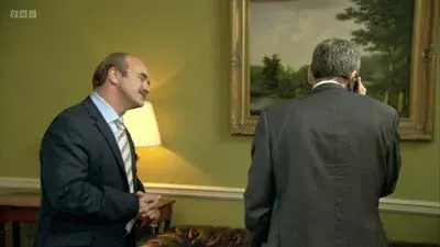 Screenshot: Sam, get hold of Pat... Actually, I'm going to need that. That's an official Blackberry.