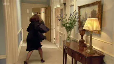 Screenshot: Come on, Malcolm. You cannot fuck me, I am unfuckable.