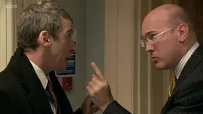 Screenshot: I warn you. Don't touch that scarf, that's Paul Smith. Twat!