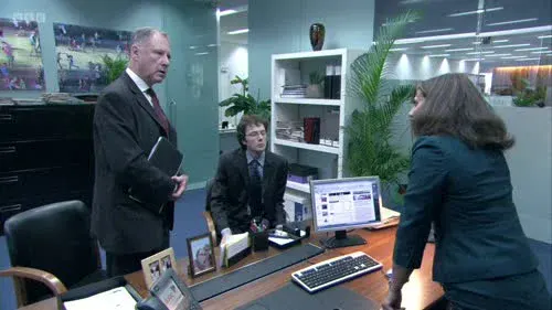 Screenshot: You can't start planning an exit
from this department.
That would undermine me.