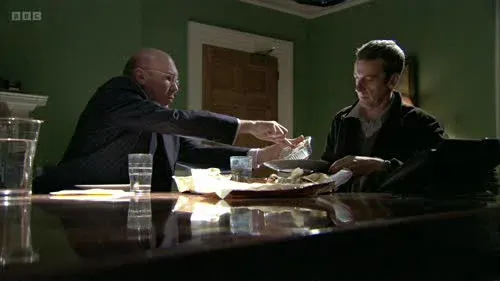 Screenshot: I want you to be very clear, Malc,
why it is that I've brought you in.