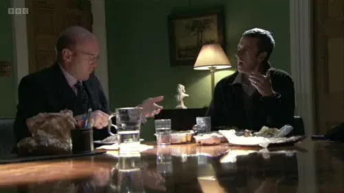Screenshot: It's me, Simon Schama
and Alan Yentob,