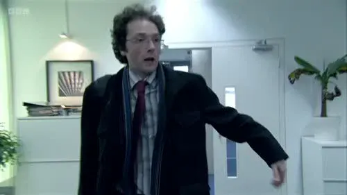Screenshot: Malcolm's back.
Malcolm's back. He's through there.