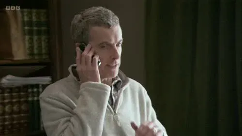 Screenshot: She's got something she wants
to tell you. Hannah... Um...