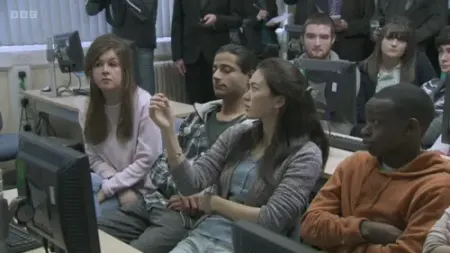 Screenshot: The other lady was allowed to interrupt.