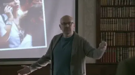 Screenshot: What, Merce Cunningham, something like that?