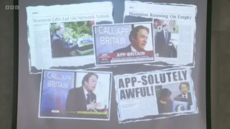 Screenshot: What caused this slow motion pile up? Shall we sit down and chew over hash tag epic fail
