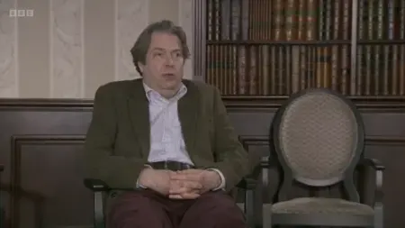 Screenshot: Holhurst looks like a shepherd dressed up to meet the Queen