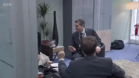 Screenshot: The minister is unaware that you're here, so you have to leave.